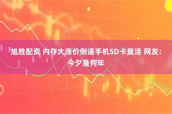 旭胜配资 内存大涨价倒逼手机SD卡复活 网友：今夕是何年